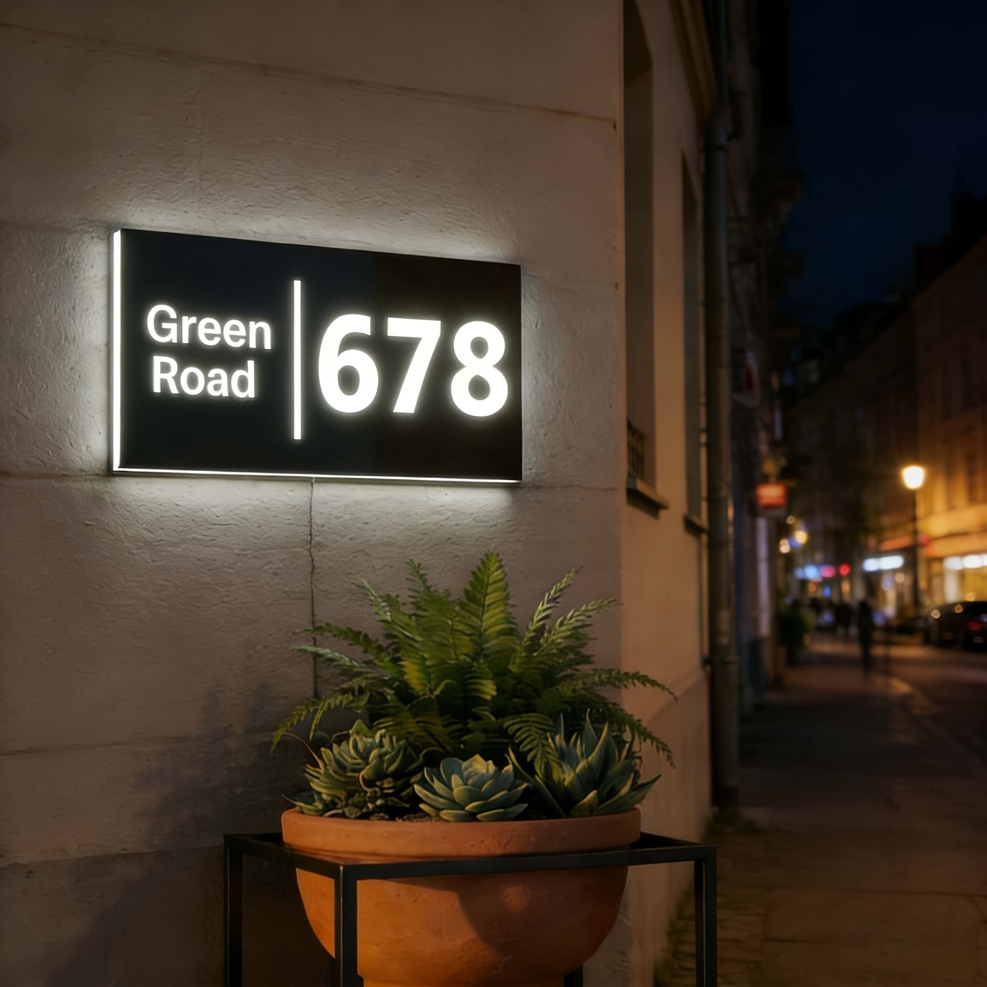 Placa de Informação de Endereç - Smart Garden Restaurant avaliação e preço