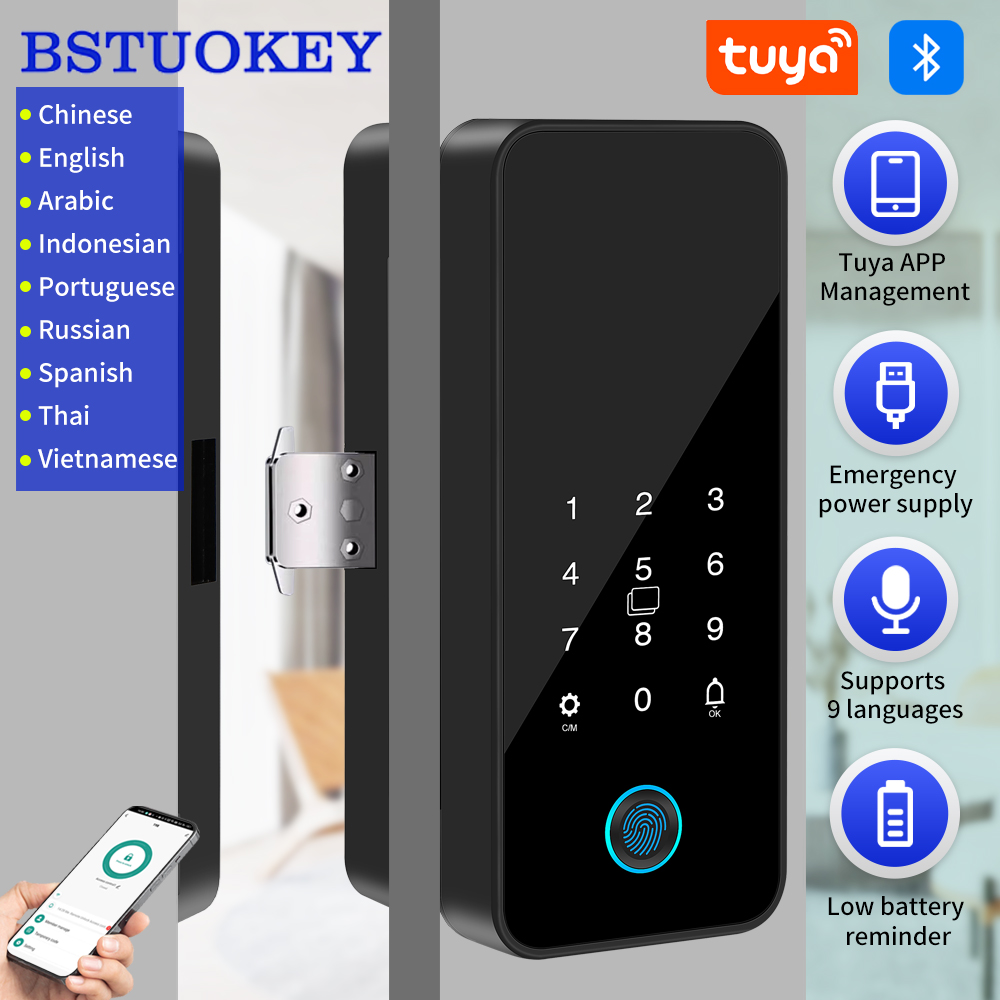 Tuya vida inteligente bluetoot - Smart Garden Door Lock avaliação e preço