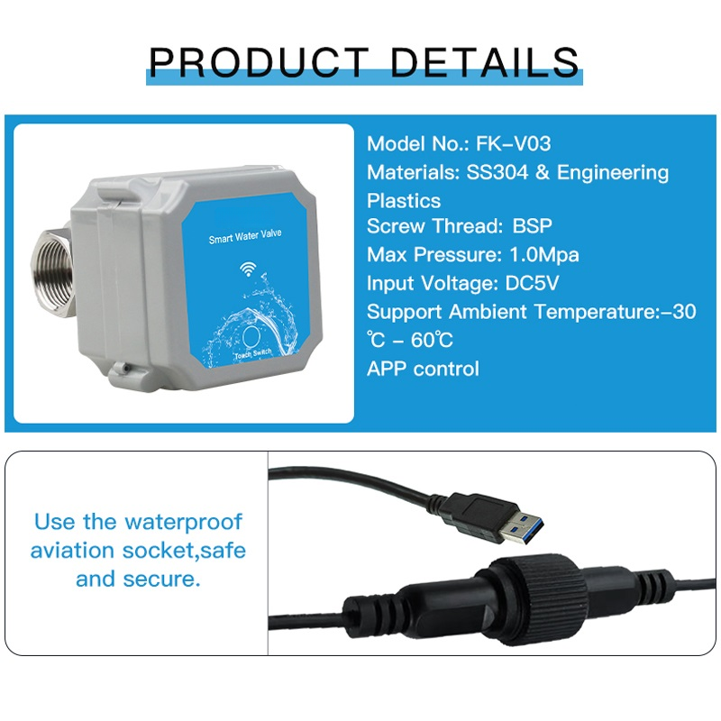 Válvula Inteligente DN20/DN25  - Smart Garden Hose Valve avaliação e preço