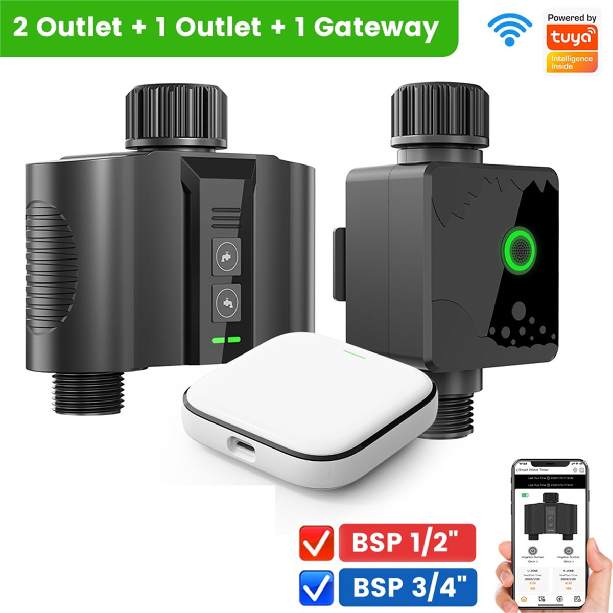 Y17A 1 Conjunto de Temporizado - Smart Garden Hose Valve avaliação e preço