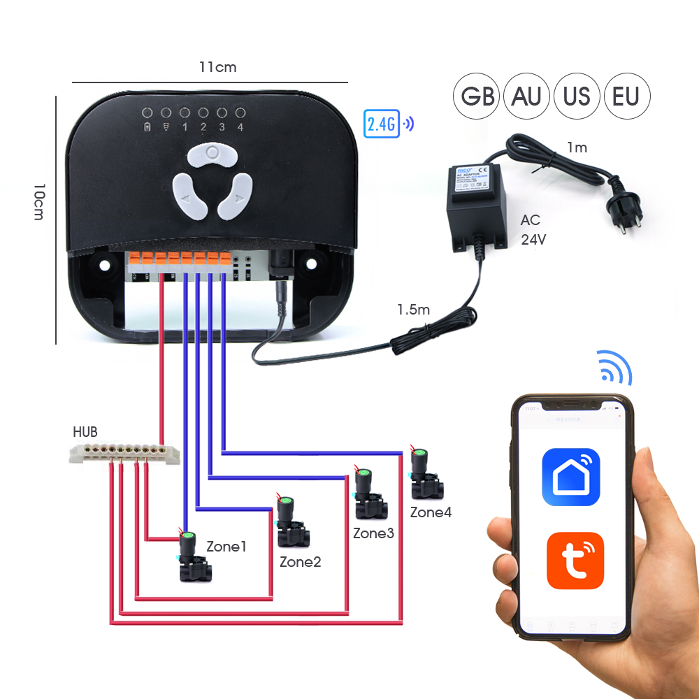 Controlador de válvula solenói - Smart Garden Hose Valve avaliação e preço